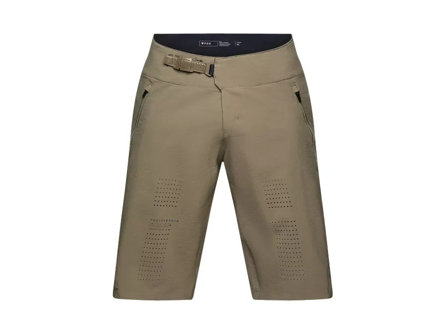 Pánské kraťasy do pasu s vložkou Fox Flexair Short W/ Liner, Military Green