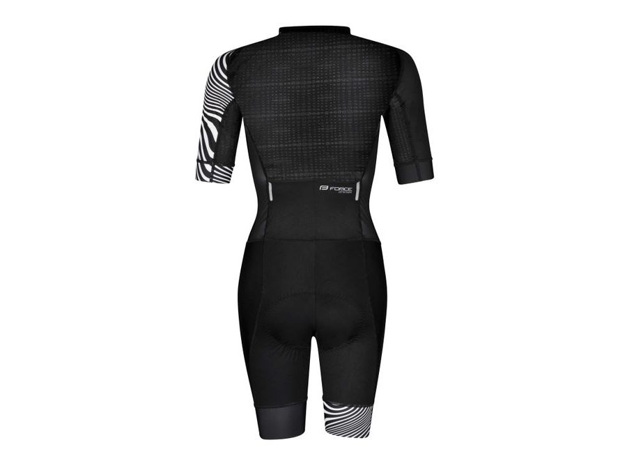 Dámská kombinéza FORCE STREAM LADY, černo-bílá