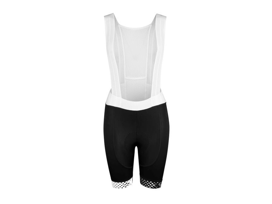 Dámské kraťasy se šráky a vložkou FORCE VISION LADY, černo-bílé