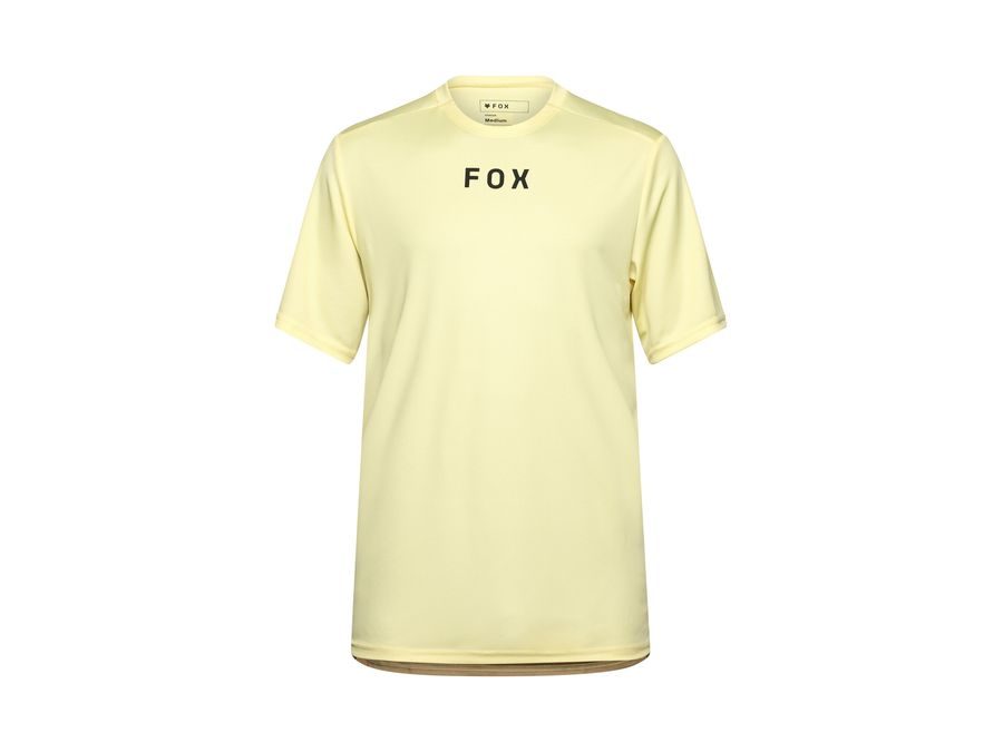 Pánský dres s krátkým rukávem Fox Ranger Ss Jersey Wordmark, Lemonade
