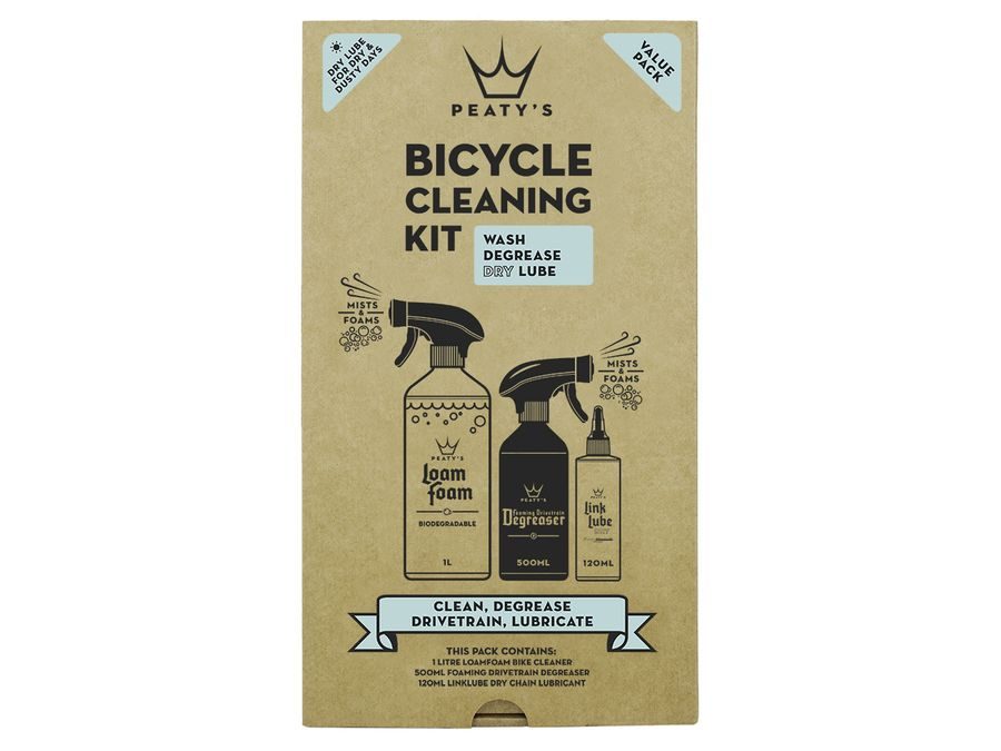 Dárková sada PEATY'S GIFT PACK - WASH DEGREASE LUBRICATE (DRY)
