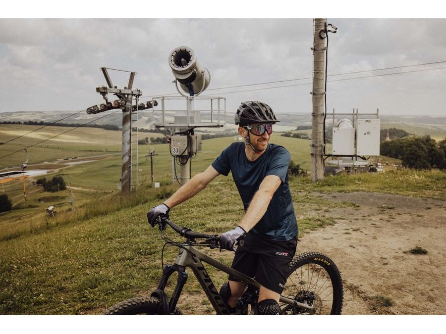 Pánské kraťasy do pasu bez vložky FORCE BLADE MTB, černé