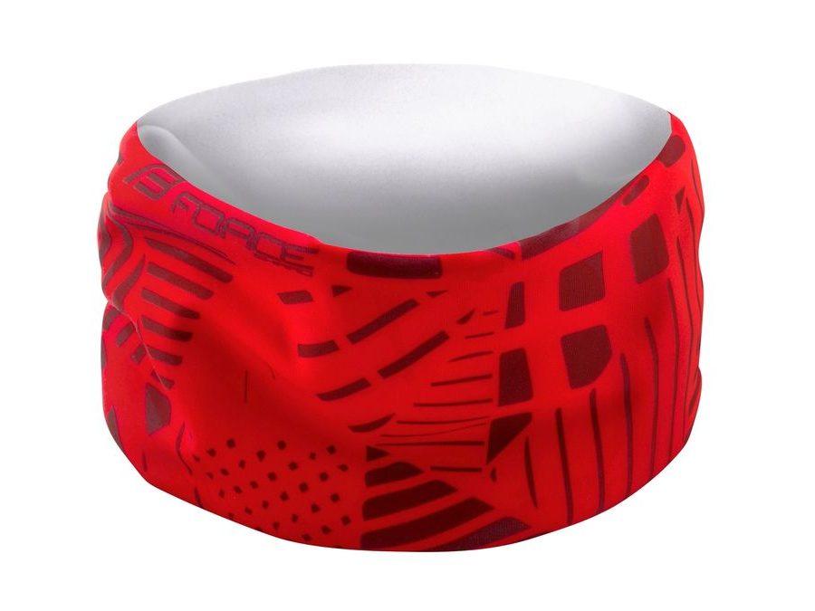 Šátek FORCE SHARD jaro/podzim, UNI, červený