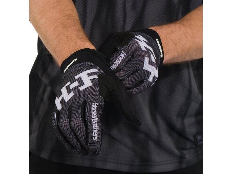 Letní krátkoprsté rukavice HORSEFEATHERS Digger, black