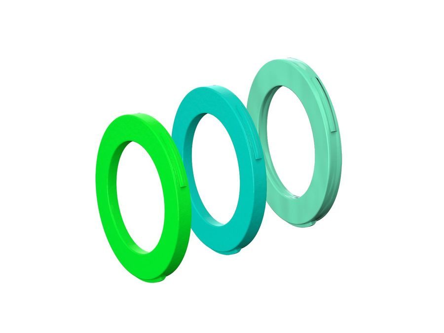 Sada krycích kroužků pro brzdové třmeny, 4pístové třmeny