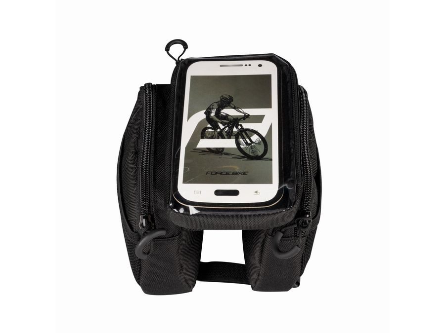 Brašna na rám FORCE DUAL smartphone, černá