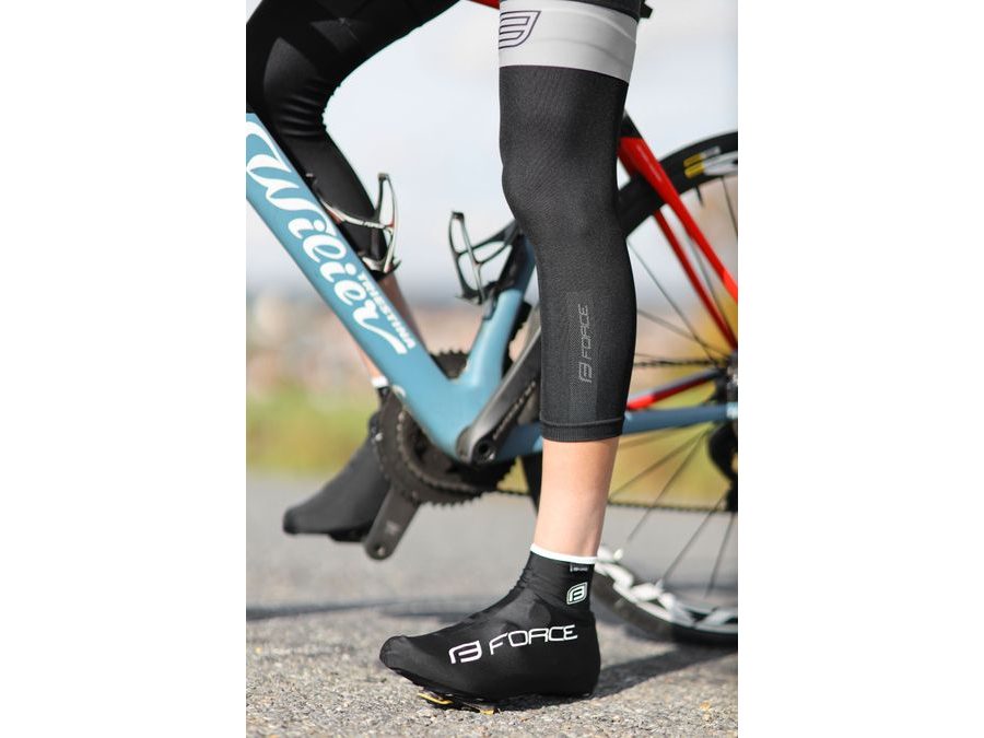 Návleky na nohy FORCE BREEZE pletené, černé