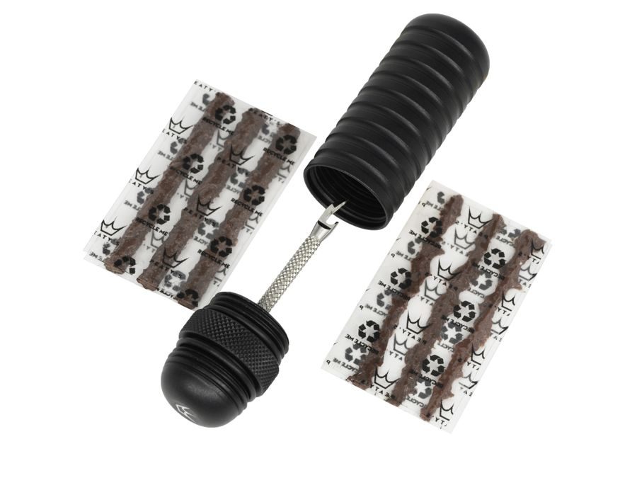 Opravná sada na bezdušové pláště PEATY'S HOLESHOT TUBELESS PUNC BLACK