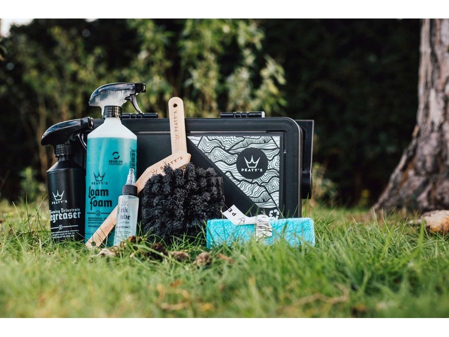 Dárková sada PEATY'S COMPLETE BICYCLE CLEANING KIT - DRY LUBE