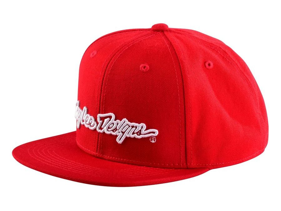 Kšiltovka Troy Lee Designs SIGNATURE, red