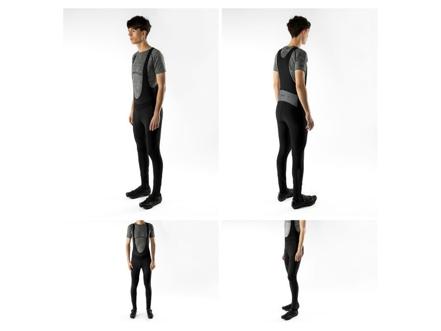 Pánské kalhoty se šráky bez vložky FORCE BRIGHT, černé