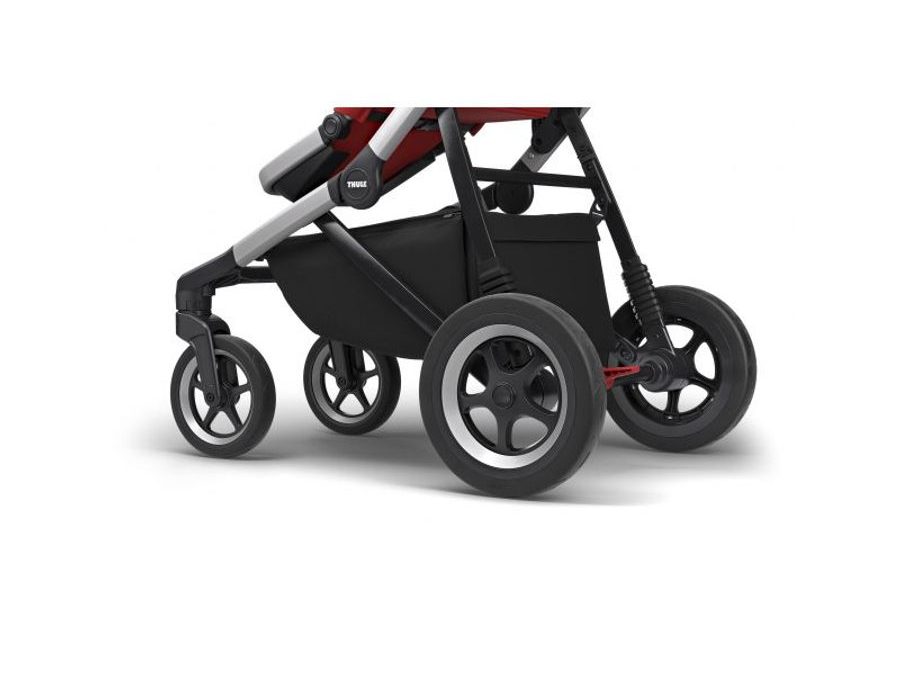 Městský kočárek s korbičkou THULE SLEEK ENERGY RED