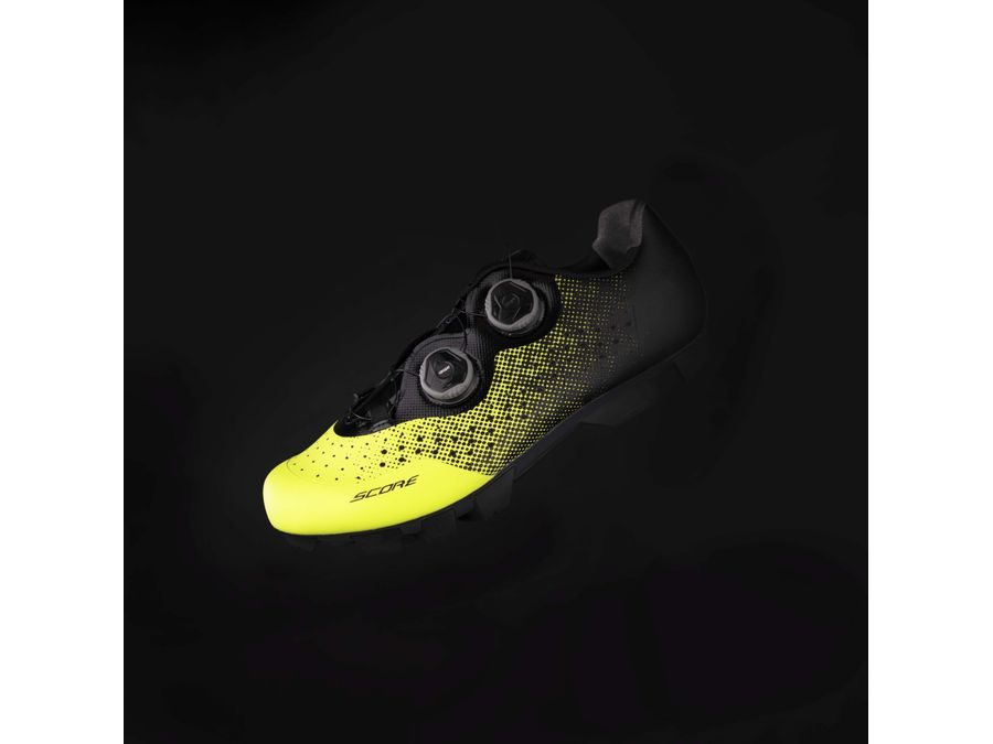 tretry FORCE MTB SCORE, fluo-černé