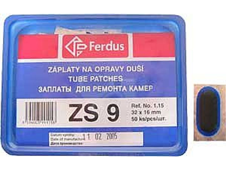 záplaty Ferdus ZS 9 (balení 50ks)