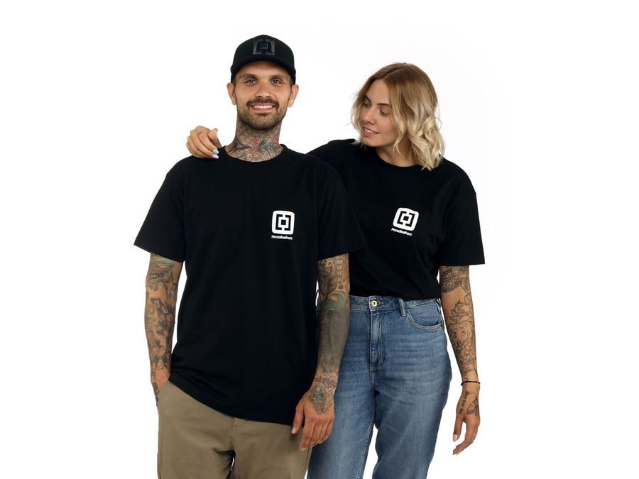 Pánské tričko s krátkým rukávem HORSEFEATHERS Mini Logo, black