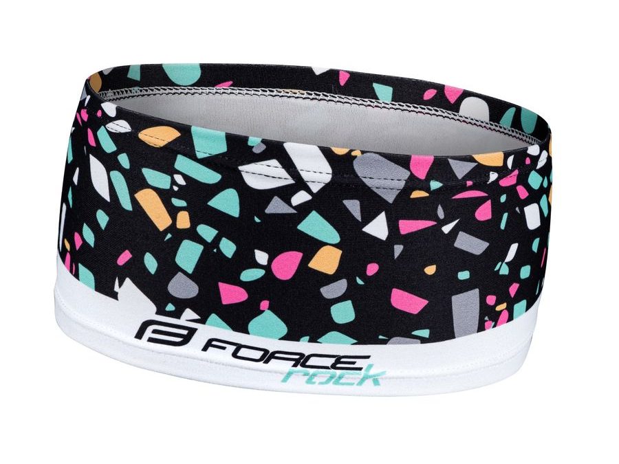 Čelenka FORCE ROCK sport nezúžená, črn-oranž UNI