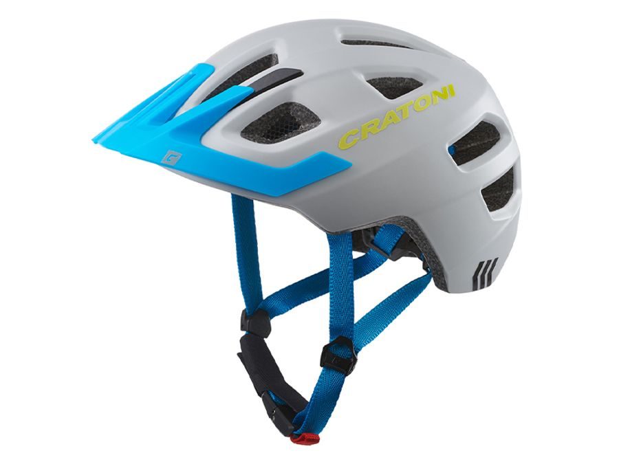 Dětská helma CRATONI Maxster Pro Grey/Blue Matt