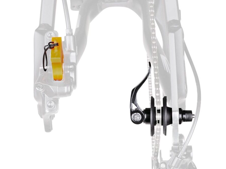 Držák řetězu FORCE místo zadního kola, Al-plast