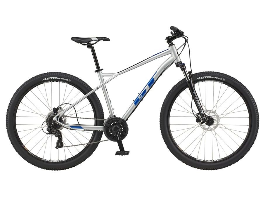 Pánské horské kolo GT Aggressor Expert SHIMANO 29" - Stříbrná
