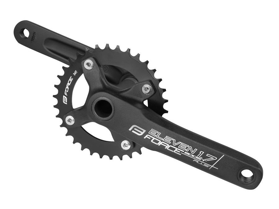 Kliky Force ELEVEN1.7B+ Al 34z s osou 175mm, černé