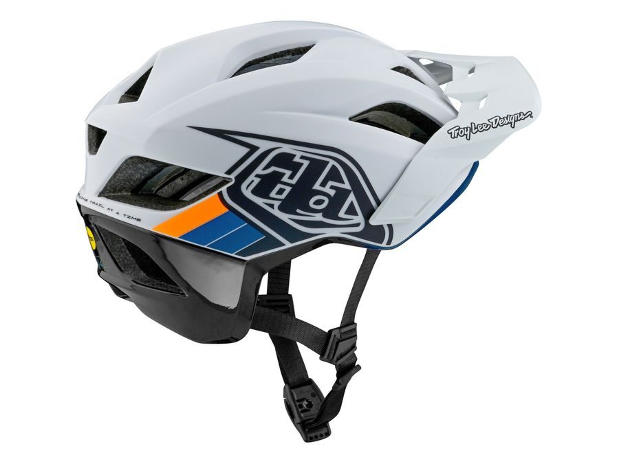 Helma Troy Lee Designs FLOWLINE SE MIPS BADGE LIGHT GRAY / CHARCOAL 2024