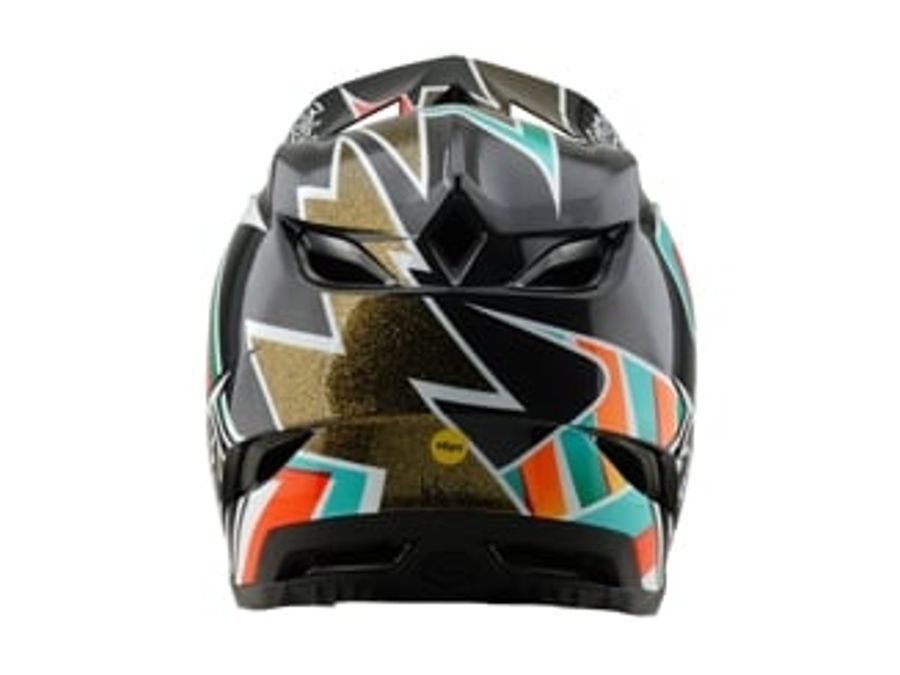 Integrální helma Troy Lee Designs D4 CARBON FRAMES BLACK/GOLD 2025