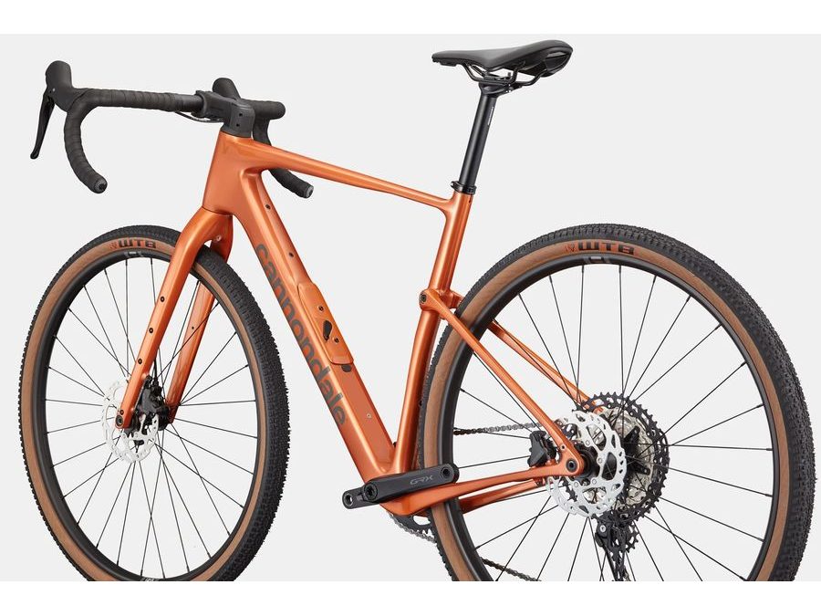 Gravel kolo CANNONDALE TOPSTONE CARBON 3 GRX 1X, oranžové