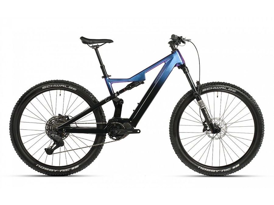 Pánské celoodpružené elektrokolo Maxbike HAKU Di2 radiant violet