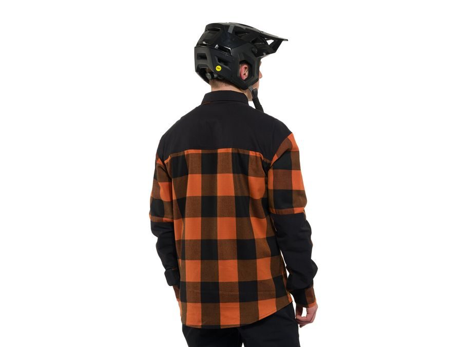 Pánská technická bike košile HORSEFEATHERS Prom, burnt orange