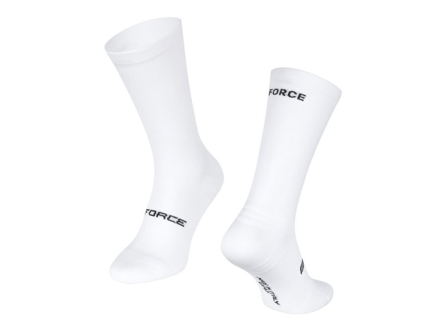 Dlouhé ponožky FORCE VERDONE, bílé