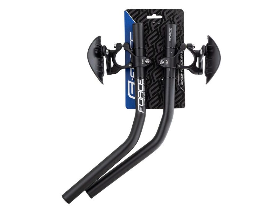 Řidítka nástavce FORCE CRONO spodní Al, černé mat
