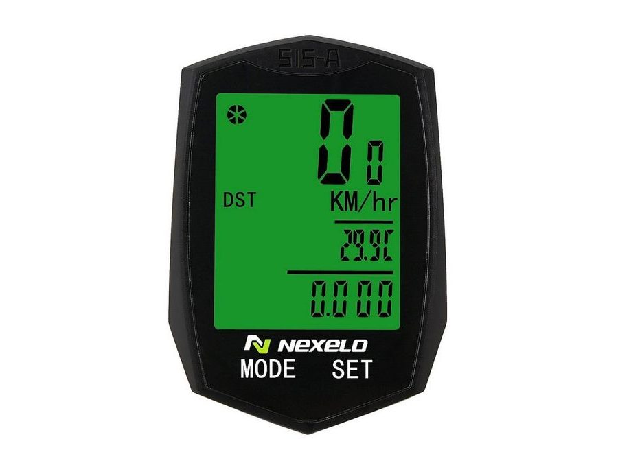 Tachometr NEXELO 20 FUNKCÍ ČERNÝ BEZDRÁTOVÝ