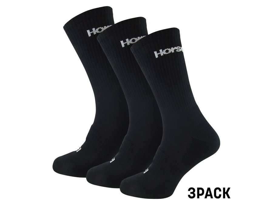 Pánské dlouhé ponožky HORSEFEATHERS Delete Premium 3Pack, black