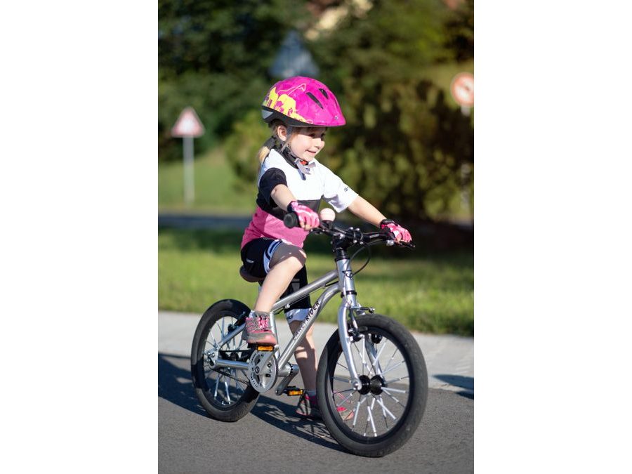 Dětský dres FORCE KID VIEW růžovo-bílo-černý