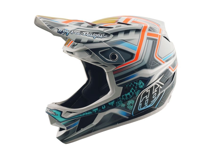 Integrální helma Troy Lee Designs D4 COMPOSITE LOWRIDER GRAY 2025