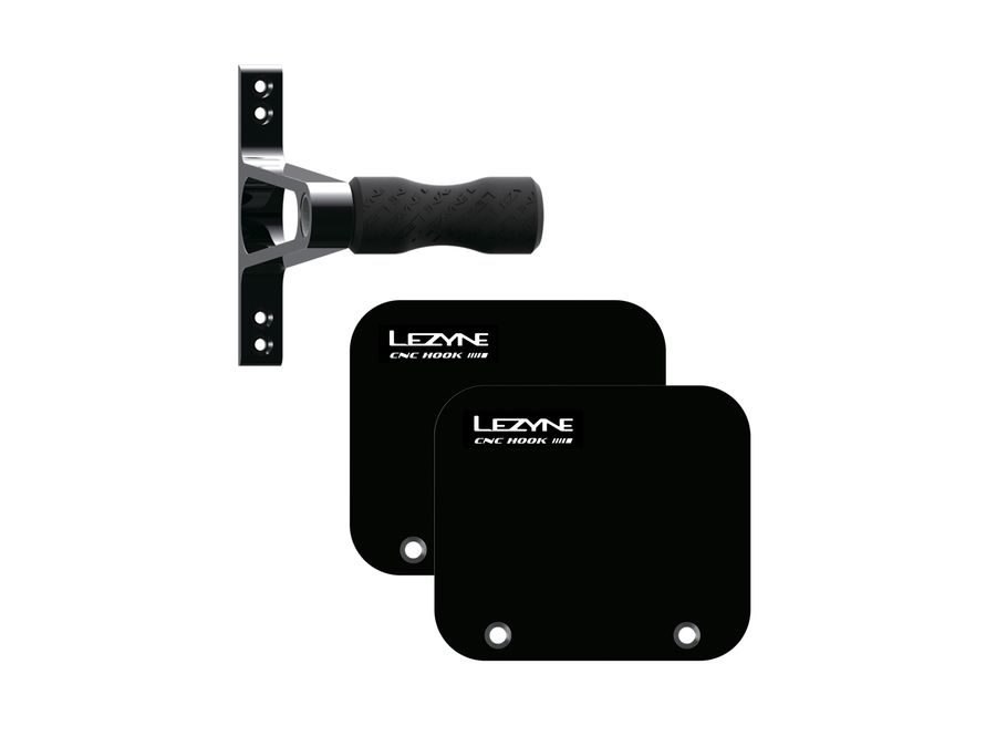 Držák kola LEZYNE CNC ALLOY WHEEL HOOK BLACK