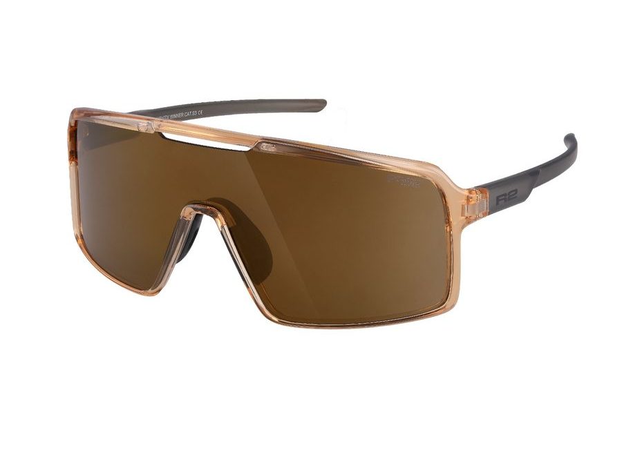 Sportovní sluneční brýle R2 WINNER AT107X, jantarovo-šedé