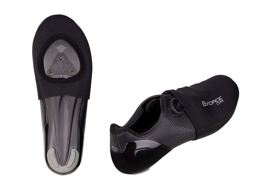 Návleky na špičku treter FORCE CURB, černé
