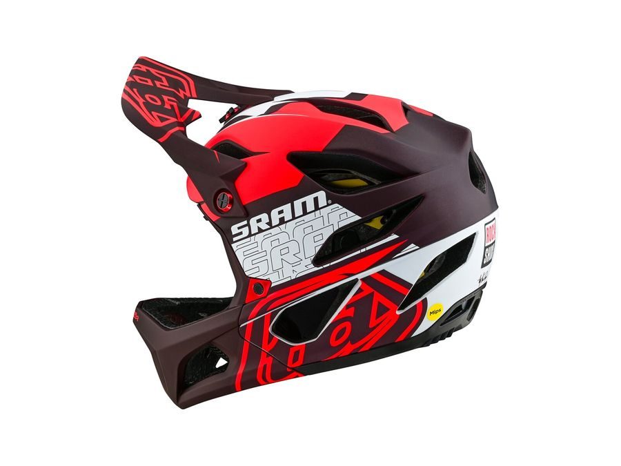 Integrální helma Troy Lee Designs STAGE MIPS SRAM VECTOR RED 2024