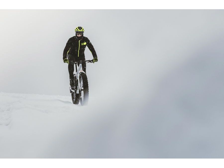 Pánská zimní bunda FORCE FROST softshell, černo-fluo