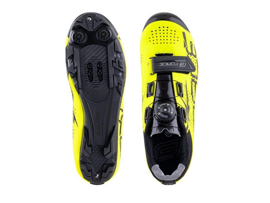 tretry FORCE MTB CRYSTAL, fluo