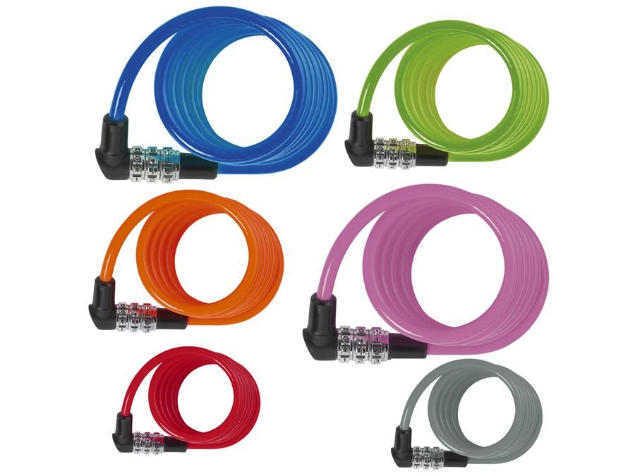 Zámek spirálový lankový na kód ABUS 3506C/120