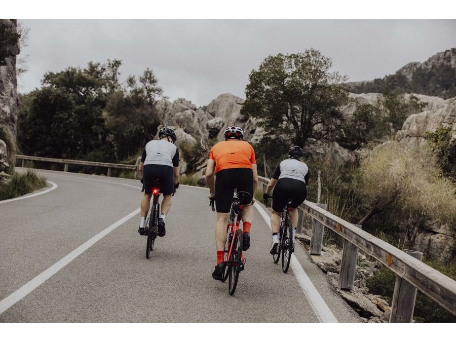 Dlouhé ponožky FORCE SNAP, oranžové