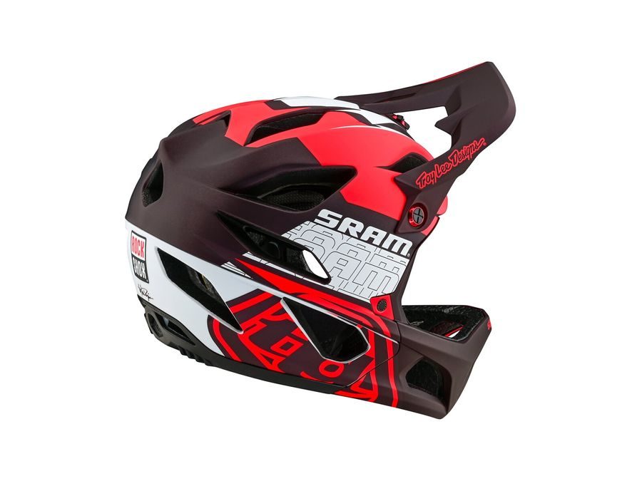 Integrální helma Troy Lee Designs STAGE MIPS SRAM VECTOR RED 2024