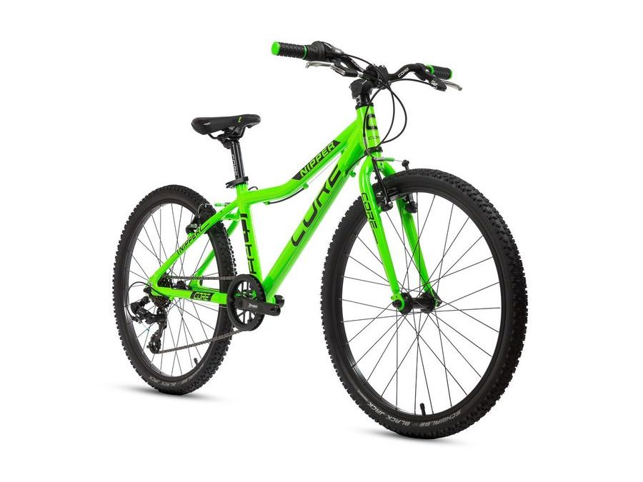 Dětské kolo Core Nipper 24" - jednopřevodník, reflexně zelený 2025