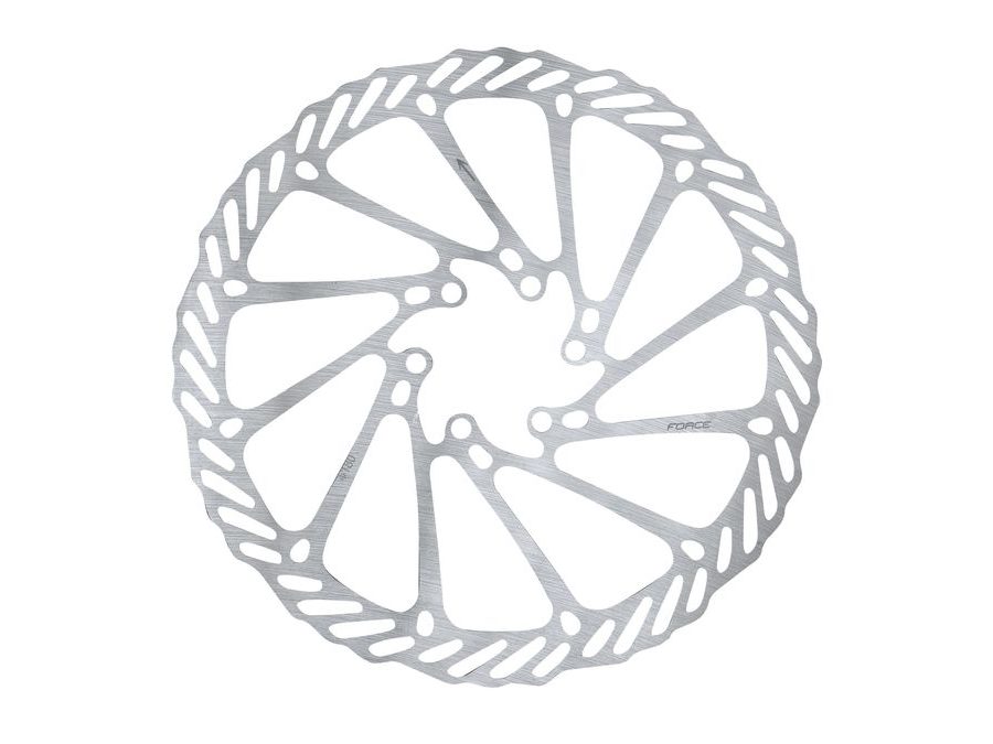 Brzdový kotouč FORCE-2 180 mm, 6 děr, stříbrný