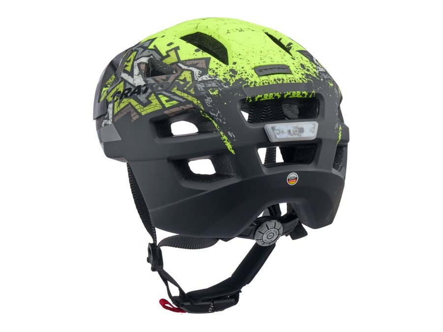 Dětská helma CRATONI Maxster Pro Wild-Neonyellow Matt - S-M (51-56 cm)