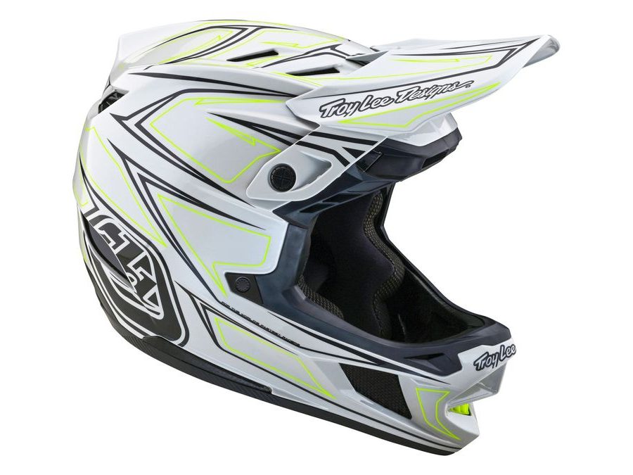 Integrální helma Troy Lee Designs D4 COMPOSITE MIPS PINNED LIGHT GRAY 2024