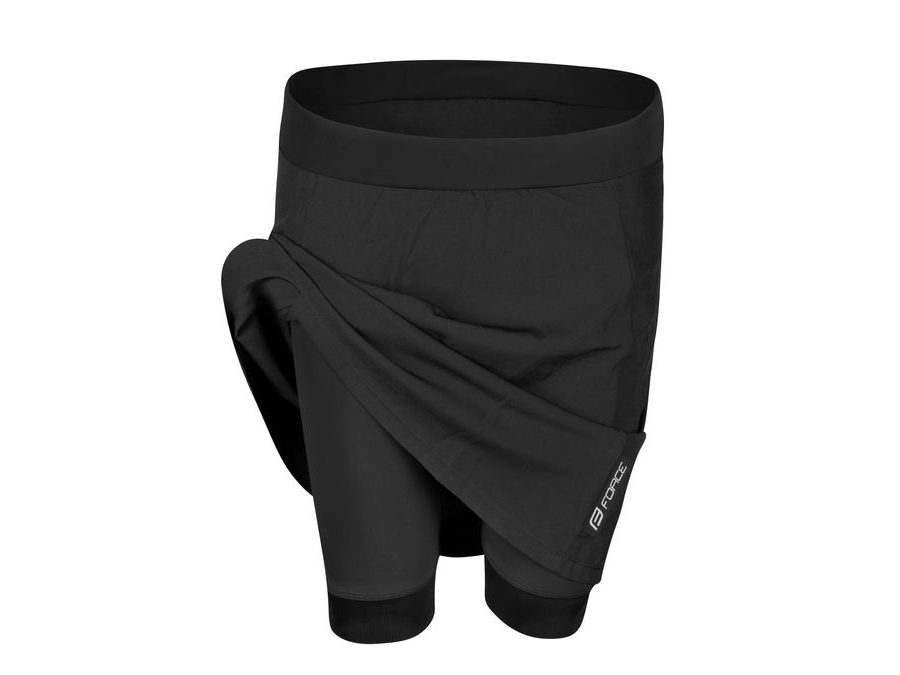 Dámská sukně do pasu s vložkou FORCE DAISY, černá