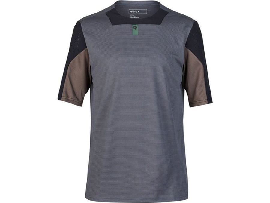 Pánský dres s krátkým rukávem Fox Defend Ss Jersey, Graphite